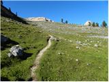 Rifugio Pederü - Sasso delle Dieci / Zehnerspitze